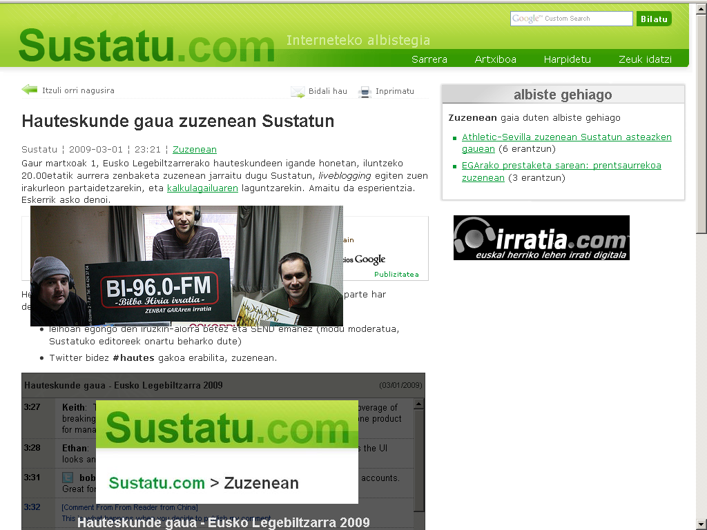 sustatu.com Interneteko albistegial